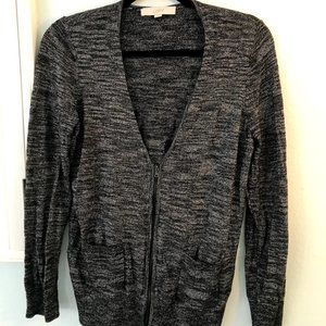 LOFT Zippered Cardigan